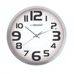Esperanza Стенен часовник Esperanza ZURICH, 25 cm, Кварц, Бял (999EHC013W) - topmall