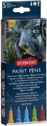 Derwent Professional tűfilc, 0.5 mm, Többféle felületre, 5 db/készlet, 2-es verzió, Matt színek (DW2305519)