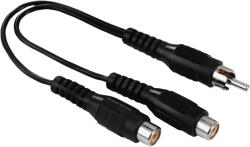 Hama Audio adapter, 2x RCA anya, 1x RCA apa (00122372)