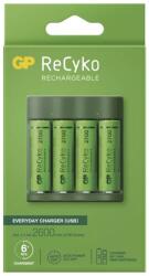 GP ReCyko B421 USB Akkumulátortöltő + 4xAA 2700mAh GP ReCyko előtöltött akkumulátor (B52427U) (B52427U)