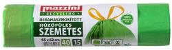 Mazzini szemeteszsák 15 db/roll újrahasznosított húzófüles 40l