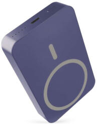 EMOS B0551BL Powerbank, külső akkumulátor, 10000mAh/38, 5 Wh, PD 20Watt, vezeték nélküli töltés, USB-C, kék