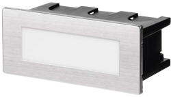 EMOS ZC0108 AMAL beépíthető LED irányfény, téglalap, 1.5W, 55lm, IP65, alumínium lámpatest, meleg fehér