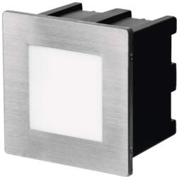 EMOS ZC0109 AMAL beépíthető LED irányfény, négyzet , 1.5W, 75lm, IP65, alumínium lámpatest, meleg fehér