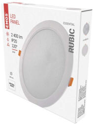 EMOS ZD1452 RUBIC LED süllyesztett lámpatest, kerek, 22cm, 24/145W, 2400 lm, IP20, természetes fehér