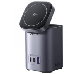 UGREEN X555 2in1 asztali gyorstöltő szürke (55321)
