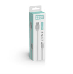 ColorWay Kábel, USB dugasz Type-C CW-CBUC001-WH, dugó, 25 CM fehér (CW-CBUC001-WH)