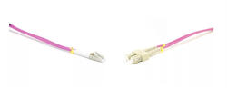 Gigalight LINKEASY Duplex patch kábel 2 x SC/UPC + 2 x LC/UPC csatlakozóval, 3mm duplex core 50/125 OM4 LSZH, 1 m (FPC-LCU-SCU-OM4-1M-D)