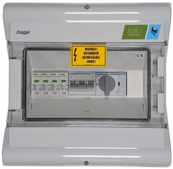 EXPLEO HAGER AC doboz 3 fázis, T2, 20A (EXPL-AC-3F-K20-M20-T2-ÁSZ)