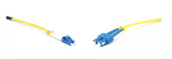 Gigalight LINKEASY Duplex patch kábel 2 x SC/UPC + 2 x LC/UPC csatlakozóval, 3mm duplex core 9/125 LSZH, 0.5 m (FPC-LCU-SCU-SM-0.5M-D)