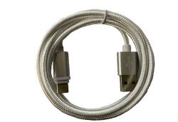 BlackBird Type-C USB Adatkábel 1m, Fehér 2A (Extra erős anyagból) (BH205 WHITE)