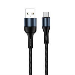 ColorWay Kábel, USB CW-CBUM045-BK, MicroUSB (nylon) 2, 4A 1M fekete (CW-CBUM045-BK)