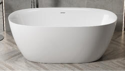 Aqualife Kád, Aquatrend Barcelona szabadonálló akril fehér lefolyóval - zuhanykabin