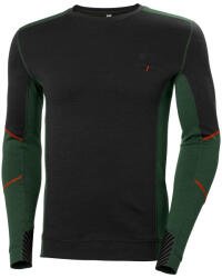 Helly Hansen Workwear Helly Hansen LIFA MERINO ALÁÖLTÖZET FELSŐ, zöld/ebony, 4XL (75106_469-4XL)