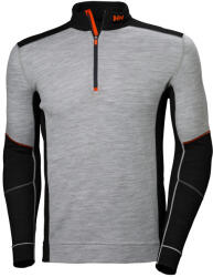 Helly Hansen Workwear Helly Hansen LIFA MERINO ALÁÖLTÖZET FELSŐ CIP. , szürke/fekete, 4XL (75107_939-4XL)