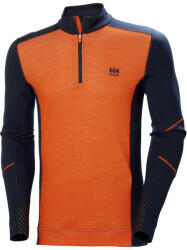 Helly Hansen Workwear Helly Hansen LIFA MERINO ALÁÖLTÖZET FELSŐ CIP. , sötétkék/narancs, L (75107_592-L)