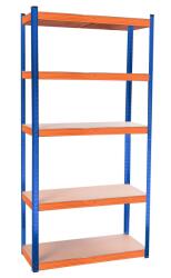 AGA fém, 180×90×40 cm kék/narancssárga (MR4600-Blue&Orange)