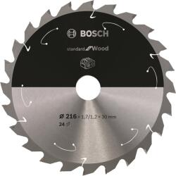 Bosch 2608837721 Fűrészlap Standard for Wood akkus fűrészekhez 216×1, 7/1, 2×30 T24 (2.608.837.721)