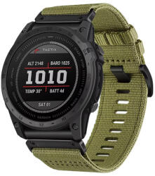 Techsuit - Gyorscsatlakozású 26mm szíj (W070) - Garmin Fenix 3/3 HR/5X/5X Plus/6X/6X Pro/7X/7X Pro Solar - Zöld Harmat