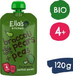 Ella's Kitchen BIO körte, borsó és brokkoli (120 g) - alza