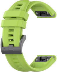 Techsuit - QuickFit 26mm óraszíj (W060) - Garmin Fenix 3/3 HR/5X/5X Plus/6X/6X Pro/7X/7X Pro Solar - Világoszöld