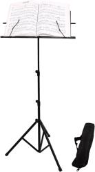 Veles-X Extra Stable Reinforced Lightweight Folding Sheet Music Stand with Carrying Bag (LFSMS)