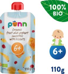 SALVEST Ponn BIO gyümölcsös smoothie joghurttal és keksszel (110 g) - alza