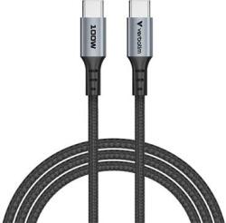 Verbatim USB kábel, USB-C - USB-C, 1, 2 m, 100W, VERBATIM, fekete (KV31846) - primatinta