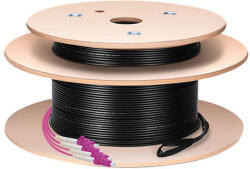LogiLink Fiber törzskábel U-DQ(ZN)BH, 4 eres multimódusú OM4, 180 m, LC/UPC - LC/UPC (FT1U180) - pepita