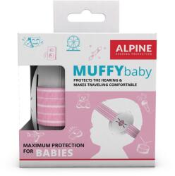 Alpine Hearing Protection ALPINE Muffy Baby gyermek szigetelő fejhallgató - rózsaszín