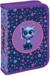 S-Cool Penar echipat cu 1 fermoar si 2 extensii, 32 piese S-COOL SC2902, Meow (SC2902) Penar