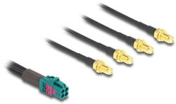 Delock Mini FAKRA Z quad kábel anya - 4 db. SMA B-típusú anya (DL-90143)