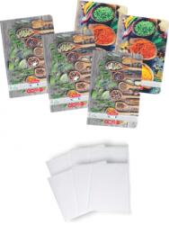 Herlitz Pachet 5 caiete + coperti A5, 80 file, patratele, Spices, Herlitz PCKHZ9480820COP