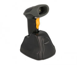 Delock 2, 4 GHz-es vonalkód leolvasó 1D és 2D töltőállomással - Több nyelvű