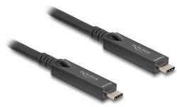 Delock Aktív optikai USB-C 8K Video + adat + PD kábel 8 m (DL-84256)