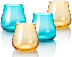 B. Bohemian DION szett - 340 ml, Mix Blue and Yellow, 4 db (1009 340-M)