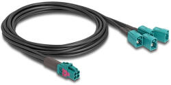 Delock Mini FAKRA Z quad kábel anya - 4 db. FAKRA Z A-típusú anya (DL-90118)