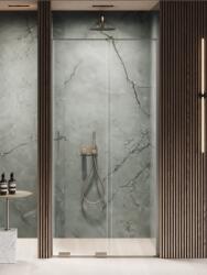 NEW TRENDY Smart uși de duș 130 cm culisantă gunmetal periat/sticlă transparentă EXK-7818 (EXK7818)