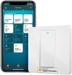 Meross Smart Wi-Fi Wall Switch 2 way Touch Button (MSS550)