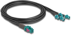 Delock Mini FAKRA Z quad kábel anya - 4 db. FAKRA Z A-típusú apa