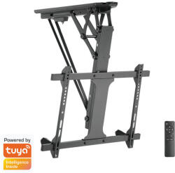 LogiLink TV mennyezetre szerelhető fali tartó, 32 70" , elektromosan dönthető, max. 35 kg, hangvezérlés, Tuya alkalmazás (BP0159A)