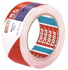 tesa - Banda marcare alb/rosu 33mx50mm (60760-00088-15)