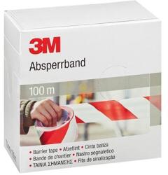 3M Banda adeziva de marcare 3M, rosu/alb, 70mm, 100m (7000062582)