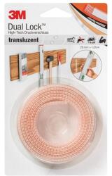 3M Banda adeziva cu arici / velcro 3M Dual Lock SJ3560, transparenta, 25mm, 1.25m (7100017793)