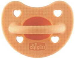 Chicco Suzetă din silicon Chicco - Soft Lux, 2-6 luni, portocaliu, sortiment (N0377)