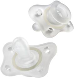 Chicco Suzete din silicon Chicco - Mini Soft Glow in the Dark, 2-6 luni, sortiment (N0369)