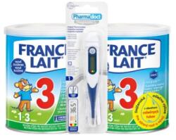 France Lait 3 млечна храна за подпомагане на растежа за малки деца от 1 година 2x400g + термометър (IP4427)