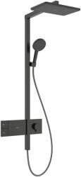 Hansgrohe Raindance Alive Q Showerpipe 210/340 1jet termosztátos zuhanyrendszer, szálcsiszolt fekete króm 24580340 (24580340)