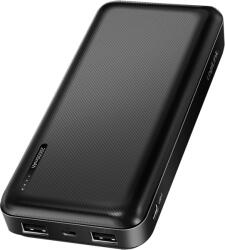 LogiLink Powerbank 20 000 mAh, 2x USB-A, 1x USB-C, fekete