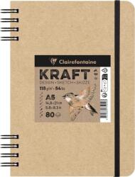 Clairefontaine 975940C Vázlatfüzet A5 115 g (975940C)